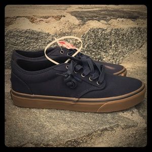 Vans Navy Atwood size 8